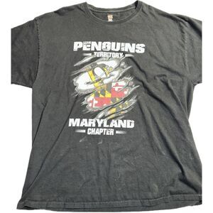 Pittsburgh Penguins Territory Maryland Chapter‎ T-Shirt Men's Size XL Hockey NHL